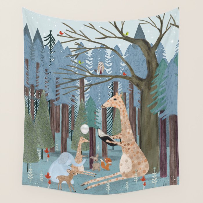 little story time Wall Tapestry Gallery Image 4