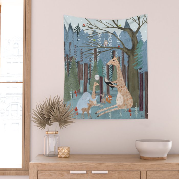 little story time Wall Tapestry Gallery Image 2