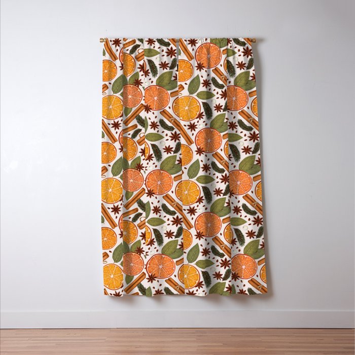 Winter Spices Window Curtain Gallery Image 3