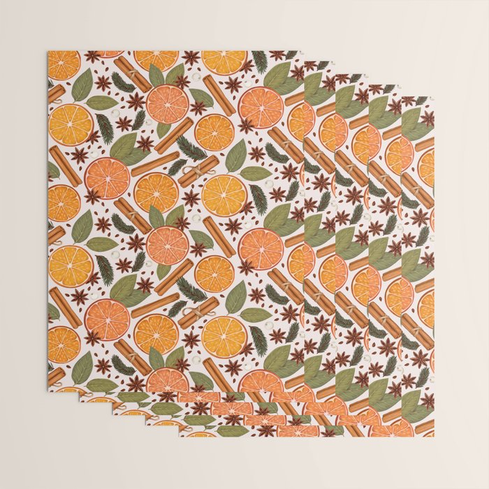 Winter Spices Wrapping Paper Gallery Image 3