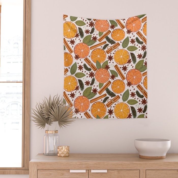 Winter Spices Wall Tapestry Gallery Image 2