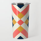 Bold Geometric Quilt Block Travel Mug Gallery Image 1