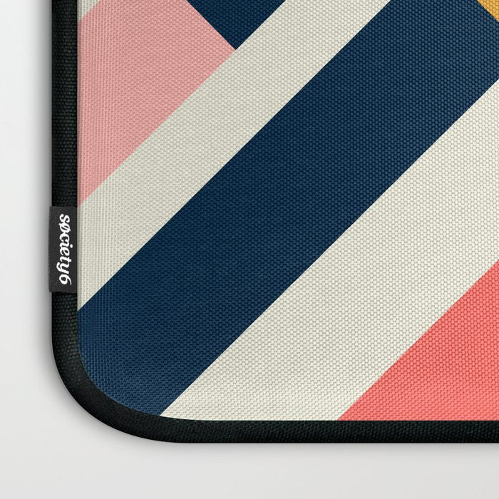 Bold Geometric Quilt Block Laptop Sleeve Gallery Image 3