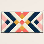 Bold Geometric Quilt Block Desk Mat Gallery Image 3