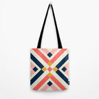 Bold Geometric Quilt Block Tote Bag Gallery Image 2
