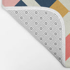 Bold Geometric Quilt Block Bath Mat Gallery Image 2