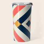 Bold Geometric Quilt Block Travel Mug Gallery Image 2