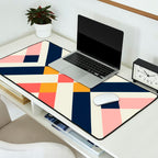 Bold Geometric Quilt Block Desk Mat Gallery Image 2