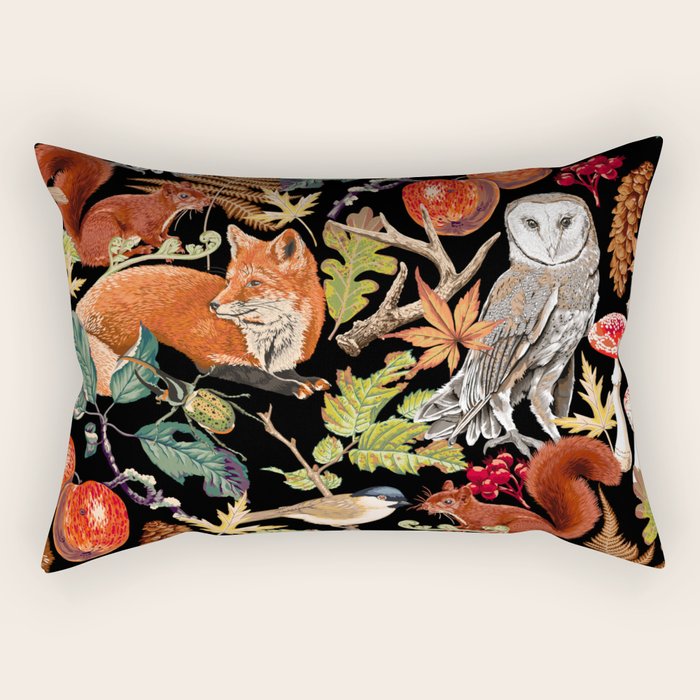 AUTUMN WOODLAND Rectangular Pillow Gallery Image 2