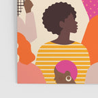 Female diverse faces pink Poster Gallery Image 3