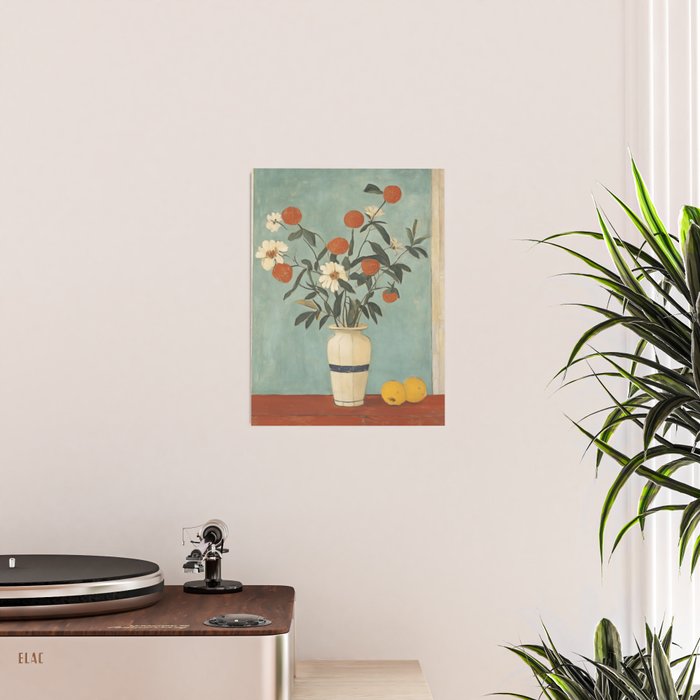 Winter Citrus and Petal Harmony Poster Gallery Image 2