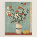 Winter Citrus and Petal Harmony Jigsaw Puzzle Gallery Image 1