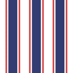 Nautical Red and Blue Stripes 2 Coffee Mug Gallery Image 2