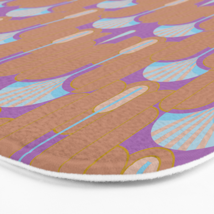 Modern Art Deco Inspiration Bath Mat Gallery Image 3