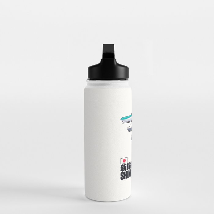 Shinkansen Bullet Train Evolution - White Water Bottle Gallery Image 3