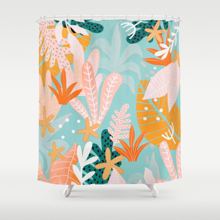 Into the jungle - dusk Shower Curtain Gallery Image 1