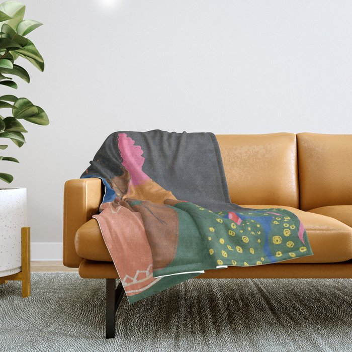 At night Throw Blanket Gallery Image 1
