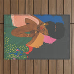 At night Outdoor Rug Gallery Image 1