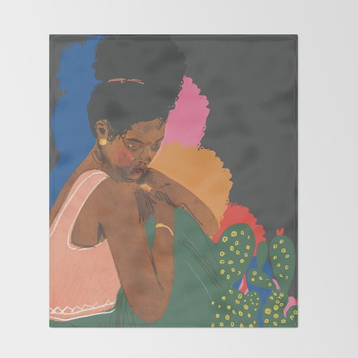At night Throw Blanket Gallery Image 2
