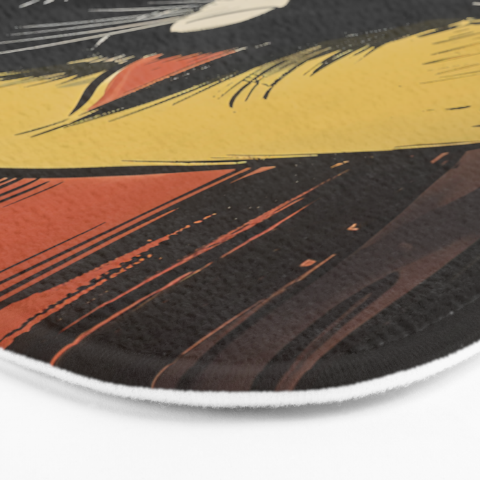 Ludwig The Black Cat  Bath Mat Gallery Image 3