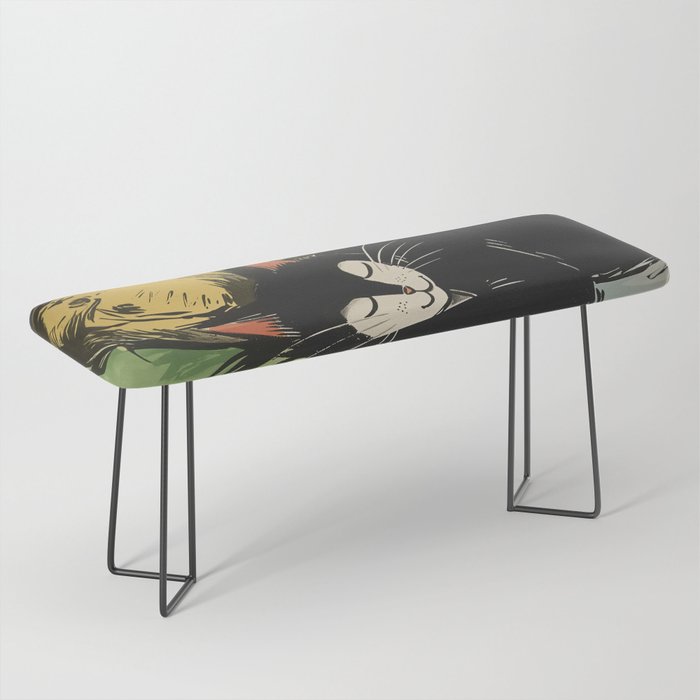 Ludwig The Black Cat  Bench Gallery Image 1
