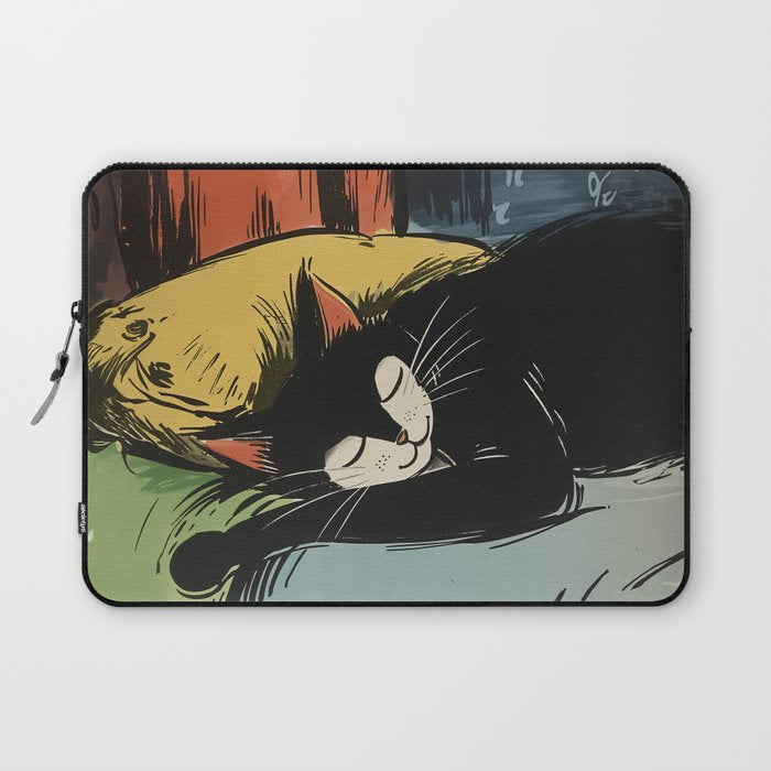 Ludwig The Black Cat  Laptop Sleeve Gallery Image 1