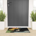 Ludwig The Black Cat  Welcome Mat Gallery Image 3