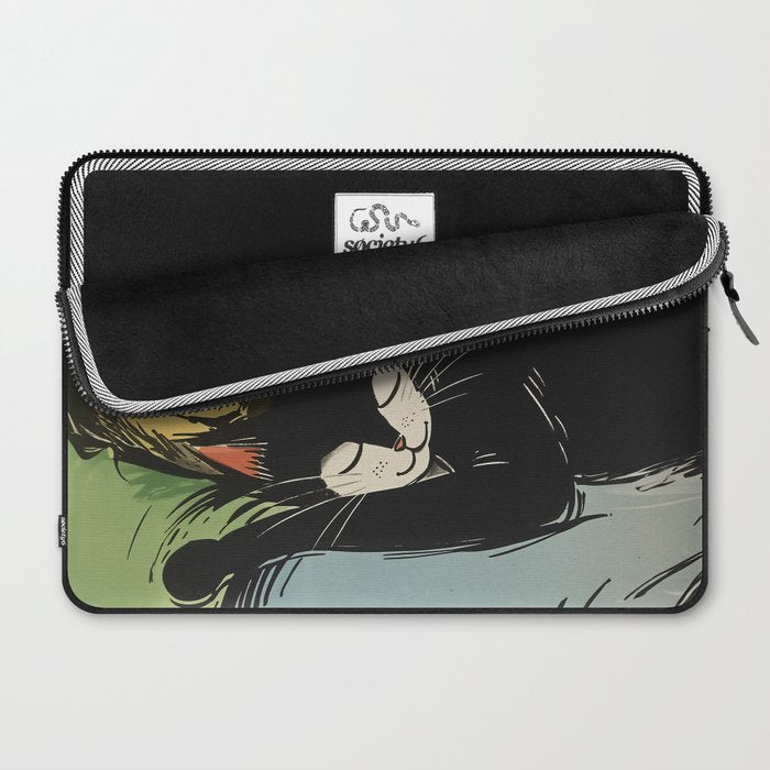 Ludwig The Black Cat  Laptop Sleeve Gallery Image 2