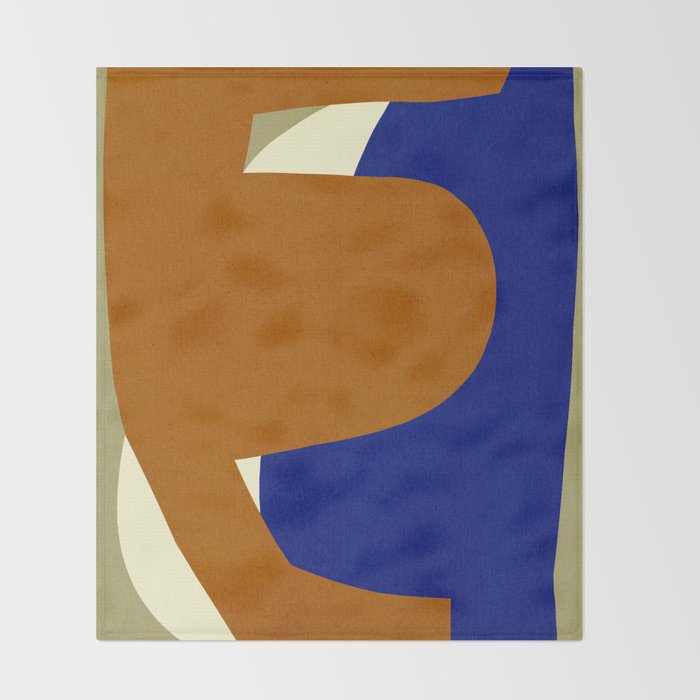 Abstract E013 Throw Blanket Gallery Image 2