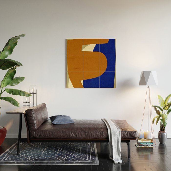 Abstract E013 Wood Wall Art Gallery Image 2