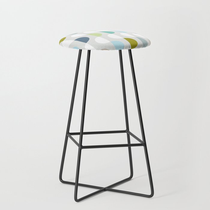 City life facade 2 soft grey Stool Gallery Image 1