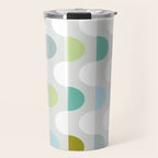 City life facade 2 soft grey Travel Mug Gallery Image 1