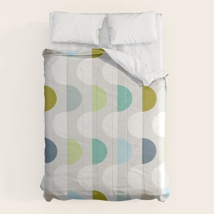 City life facade 2 soft grey Comforter Gallery Image 6