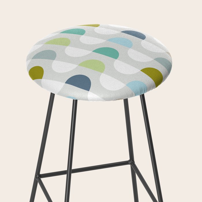 City life facade 2 soft grey Stool Gallery Image 2
