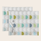 City life facade 2 soft grey Placemat Gallery Image 1