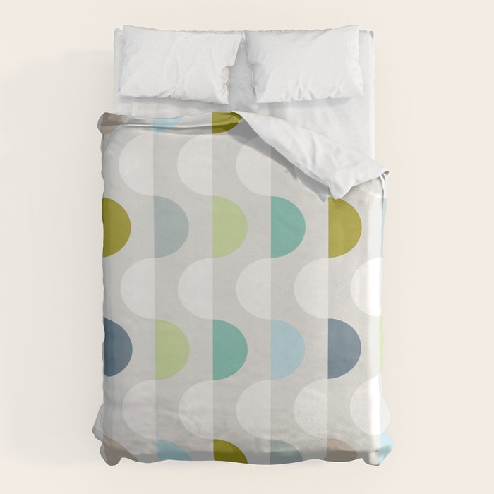 City life facade 2 soft grey Duvet Cover Gallery Image 6