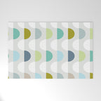 City life facade 2 soft grey Welcome Mat Gallery Image 1
