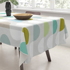 City life facade 2 soft grey Tablecloth Gallery Image 3