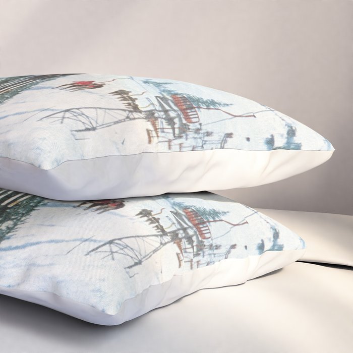 Bridger Skiing Pillow Sham Gallery Image 3
