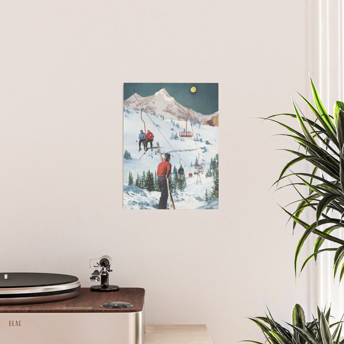 Bridger Skiing Poster Gallery Image 2