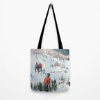 Bridger Skiing Tote Bag Gallery Image 2