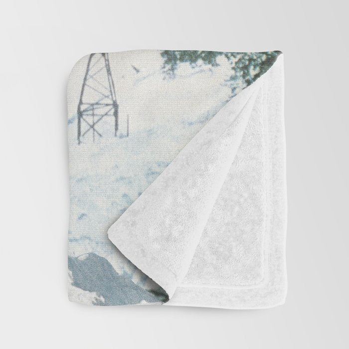 Bridger Skiing Throw Blanket Gallery Image 3