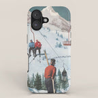 Bridger Skiing iPhone Case Gallery Image 1
