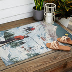 Bridger Skiing Outdoor Rug Gallery Image 2