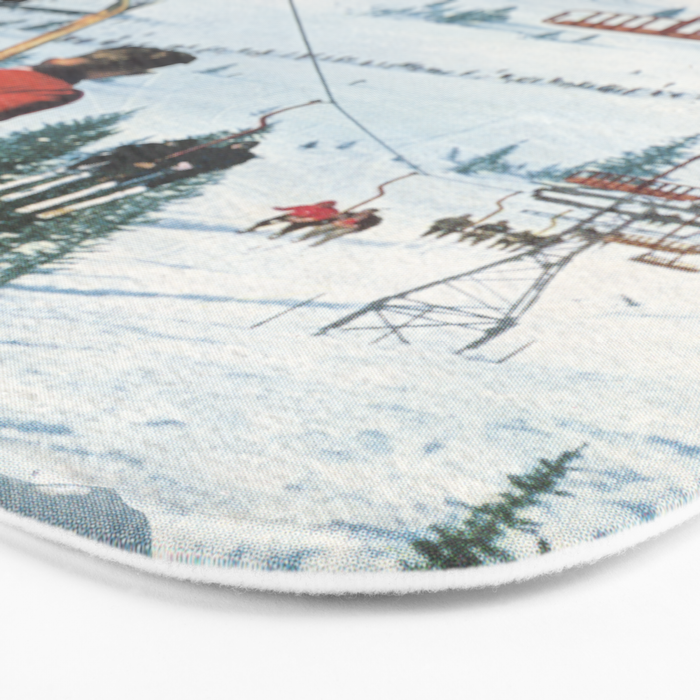 Bridger Skiing Bath Mat Gallery Image 3