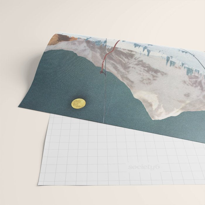 Bridger Skiing Wrapping Paper Gallery Image 2
