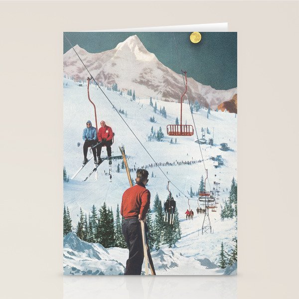 Bridger Skiing Stationery Card Gallery Image 2