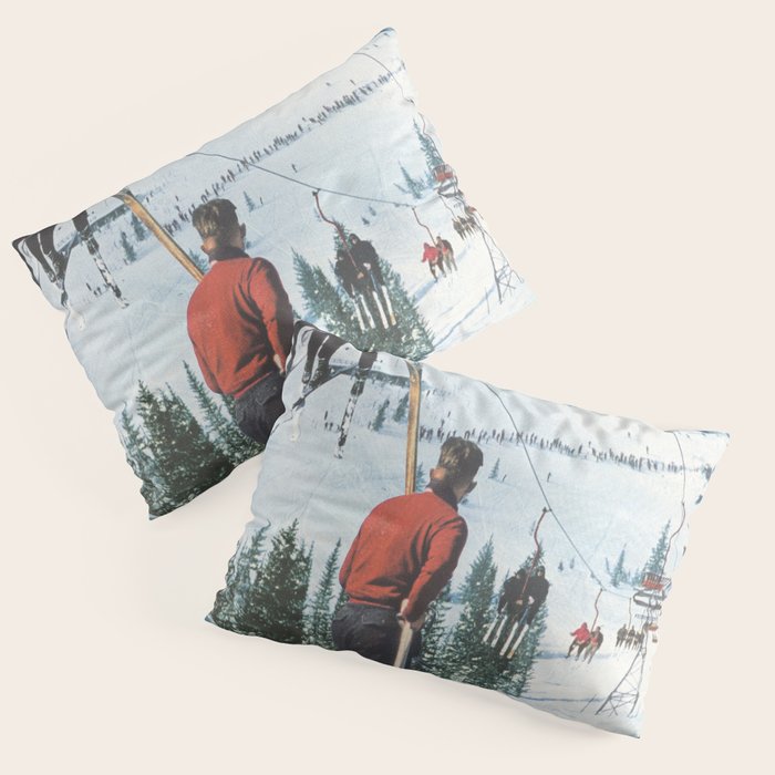 Bridger Skiing Pillow Sham Gallery Image 3