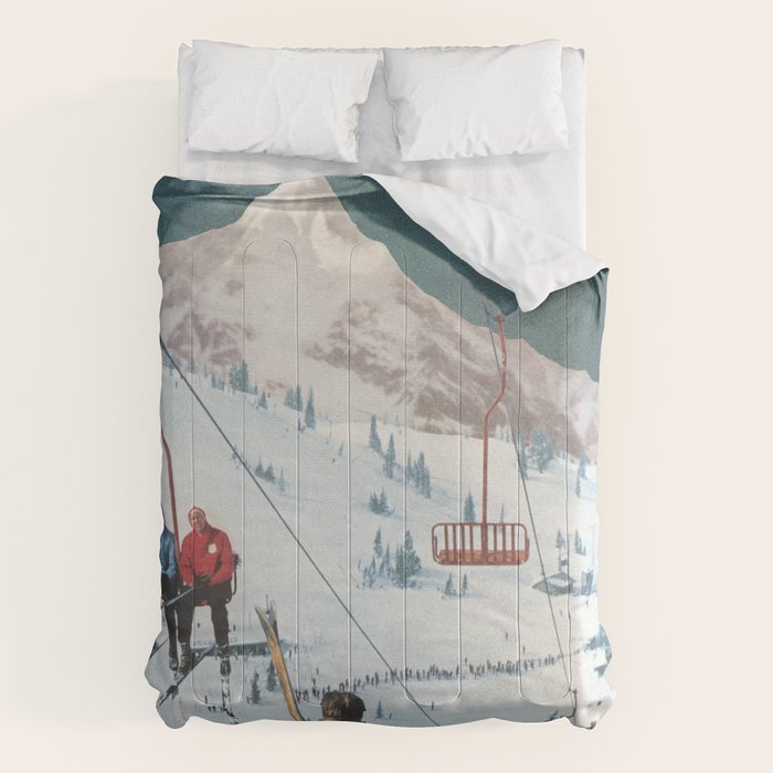 Bridger Skiing Comforter Gallery Image 1