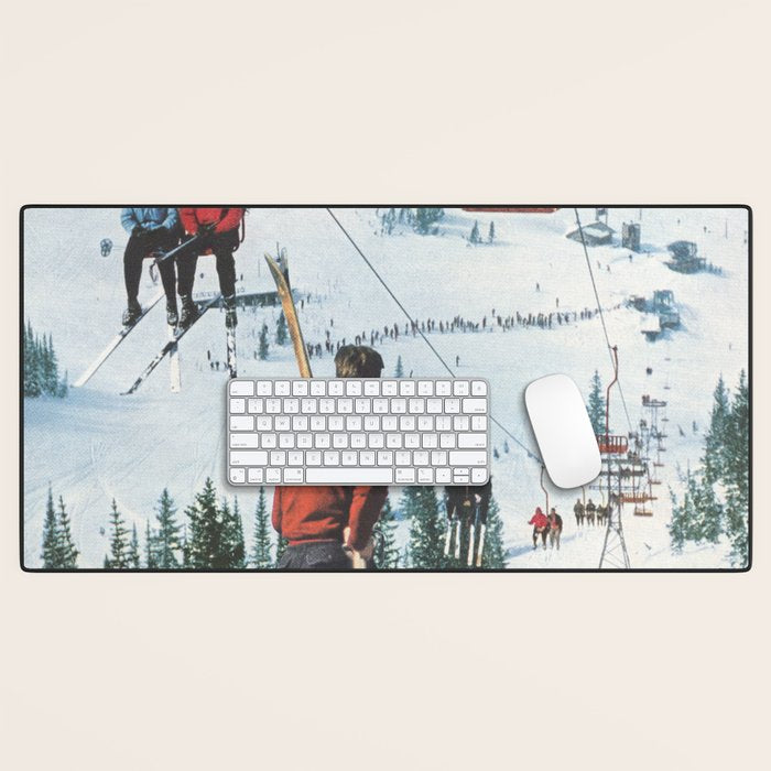Bridger Skiing Desk Mat Gallery Image 1